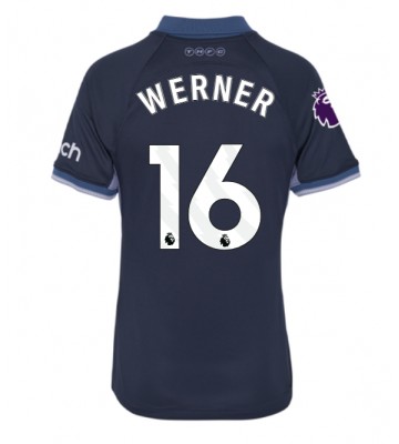 Tottenham Hotspur Timo Werner #16 Udebanetrøje Dame 2023-24 Kort ærmer